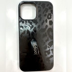 Black Leopard Loopy Case for iPhone 12 Pro Max. Excellent condition!